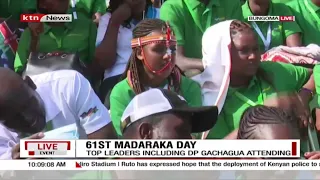 Passing-out parade march of troops at the 2024 Madaraka Day celebrations