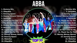 ABBA 2024 MIX Playlist - Mamma Mia, Chiquitita, Dancing Queen, Gimme! Gimme! Gimme!