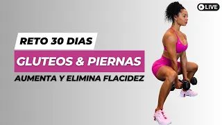 EJERCICIOS PARA AUMENTAR Y ELIMINAR CELULITIS EN PIERNAS Y GLUTEOS ( Estilo tabata )