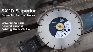 How to use an angle grinder! The My Tool Expert Diamond Cutting Blade SX 10 Superior.