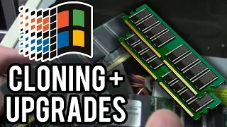 Cloning the Hard Drive and Upgrading the RAM in the $5 Windows 98 PC! - The Clonezilla Marathon