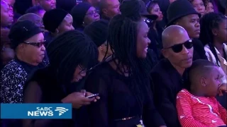 Ray Phiri's band, Stimela, set mourners dancing at his funeral