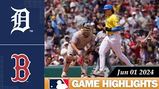 Boston Red Sox Vs.Detroit Tigers GAME HIGHLIGHTS Jun 01, 2024 | 2024 MLB