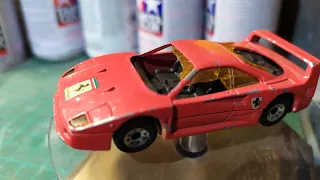 Matchbox ferrari f40 1988 restore