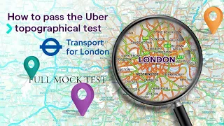 Uber Topographical Full Mock Test TfL PHV Driver Topography Test London Taxi Driver *Must Watch