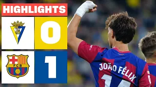 CÁDIZ CF 0 - 1 FC BARCELONA | HIGHLIGHTS LALIGA EA SPORTS