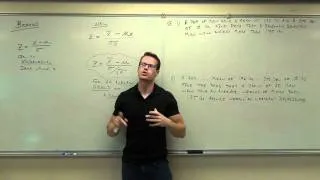 Statistics Lecture 6.5: The Central Limit Theorem for Statistics.  Using z-score, Standard Score