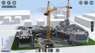 Digital twin of construction site