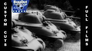 Army Test Its Latest Tank The M4 Sherman Tank 1942 Archival Stock Footage