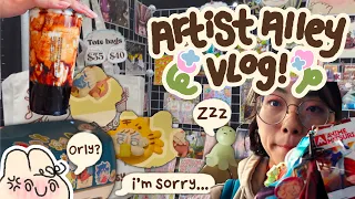 Milki Tea Studios Vlog 3: Prepping and vending vlog at an Artist Alley!