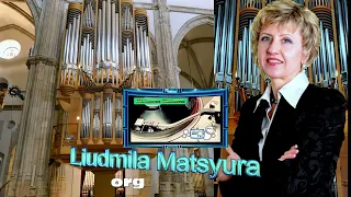 J. S . Bach  (1685-1750)   Organ concert in C Major , BWV 595  by organist Liudmila Matsyura