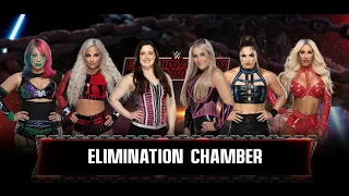 RAW Women's Elimination Chamber match | WWE 2k22 Gameplay