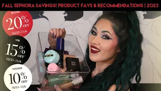 🍁 Fall Sephora Sale |  Product Favs & Recommendations | Makeup & Skincare 🍁