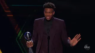 Congratulations to Giannis Antetokounmpo on winning the ESPYS Award for Best Male Athlete!! 🏆 #Fear