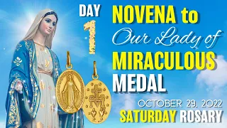 NOVENA to OUR LADY of MIRACULOUS MEDAL DAY 1 | ROSARY SATURDAY Joyful of the Holy Rosary