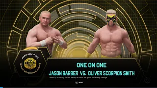 RAGER WRESTLING - Jason Barber vs. Oliver Smith - AUS vs. NZ - Full Simulation - WWE 2K24