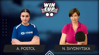 13:15 Anastasiia Postol - Nataliia Svydnytska West 2 WIN CUP 07.05.2024 | TABLE TENNIS WINCUP