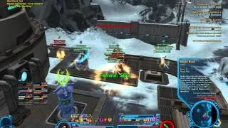 SWTOR PVP Level 55 Jedi Sentinel Combat Alderaan Highly Decorted Win