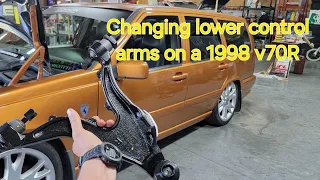 How to change control arms on a 1998 Volvo V70R XC (P80 AWD)