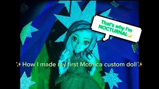 How I Made my first Mothica Doll Custom! First Doll custom on the channel! @Mothica