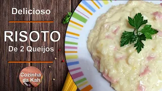 RISOTO | Receita Fácil e Rápida de Risoto de 2 Queijos