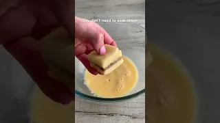 Lotus Biscoff stuffed French toast bites! Recipe