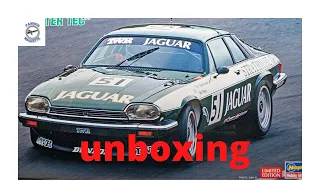 Unboxing JAGUAR XJ-S H.E. TWR '1986 INTER TEC ' de chez HASEGAWA Passion Maquette..;)