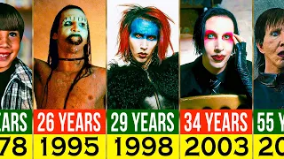 Marilyn Manson Transformation From 0 to 55 Years Old
