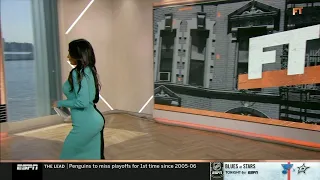 Molly Qerim Gorgeous Backside in Motion