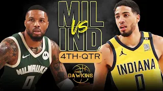 Milwaukee Bucks vs Indiana Pacers Game 2 Highlights 4th-QTR | April 23 | 2024 NBA Playoffs