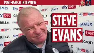Steve Evans' reaction | Stevenage 0-1 Leyton Orient