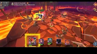 Lords Mobile Hero Stage Elite 7 6 using Level 57 Heroes