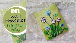 Wall Putty Wall Hanging | Wall Hanging Item Using Wall Putty and Cardboard | Wall Putty Craft