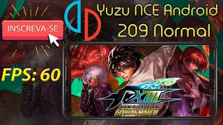 Yuzu NCE 209 Normal Android Teste THE KING OF FIGHTERS XIII GLOBAL MATCH