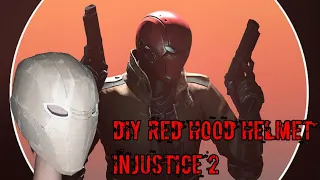 Make Injustice 2 Red Hood Helmet with Cardboard (DIY TUTORIAL WITH TEMPLATES)