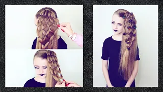 Easy Spider Web Ponytail