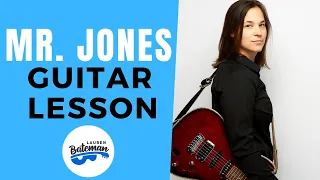 Counting Crows Mr Jones Guitar Lesson