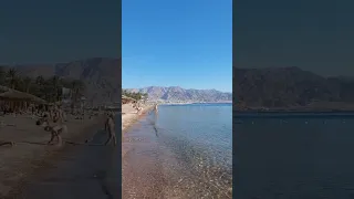 The beach in Eilat, Israel. January 2023 #eilat #israel #beach