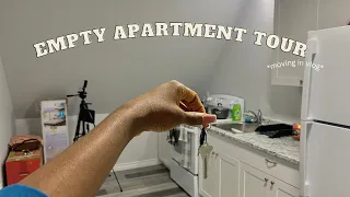 Moving into my first Apartment in Canada 🇨🇦 | Empty Apartment tour| first time living alone