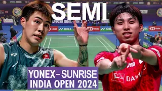 LEE CHEUK YIU V/S KODAI NARAOKA YONEX-SUNRISE INDIA OPEN 2024 | SEMI