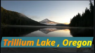 Trillium lake , Oregon  amazing short Hike #Trilliumlake #GoExplore #Oregon #MadeWithFilmora