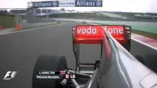 Hamilton and Button - Turkey Onboard Formula 1 2010