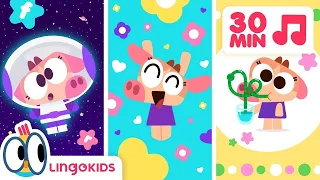 HELLO SONG 👋🎶 + Cowy's Favorite Music for Playtime 🪅 | Lingokids