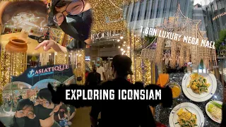 EXPLORING ICONSIAM | Bangkok BIGGEST Shopping mall with a floating market | Thailand VTL Travel Vlog