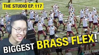 This marching brass section is AMAZING