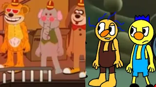 Don't hug me i'm scared vs Hoppy tree Friends vs Wakko and Buster