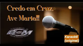Credo Em Cruz, Ave Maria - karaokê playback original c/ letra- Bruno e Marrone