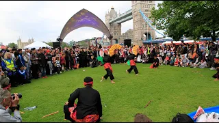 Pencak Silat demonstration in Indonesia Festival London 2016