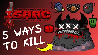 5 easy/fun Ways to kill The Beast! The Binding of Isaac Repentance