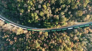 4K Trains by Drone - DJI Mavic Pro Epic Drone Footage for sky